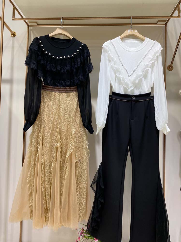 维拉玛拉2021秋高端女装尾货清仓品牌折扣专柜杂款连衣裙直播货源